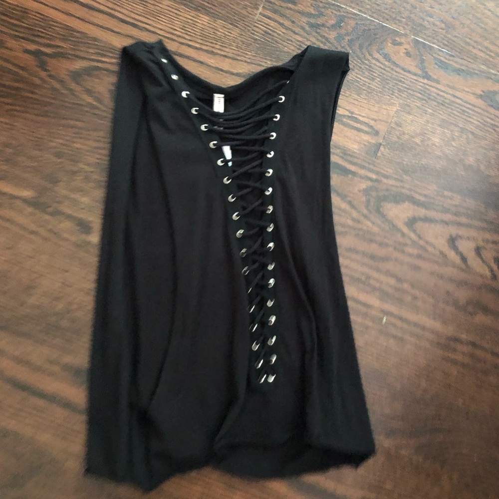 Emma and Sam Lace Up Tank